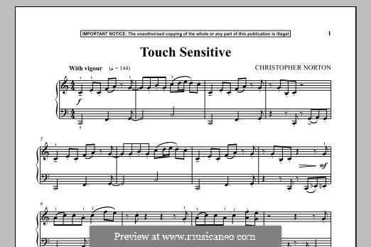 Touch Sensitive: Para Piano by Christopher Norton