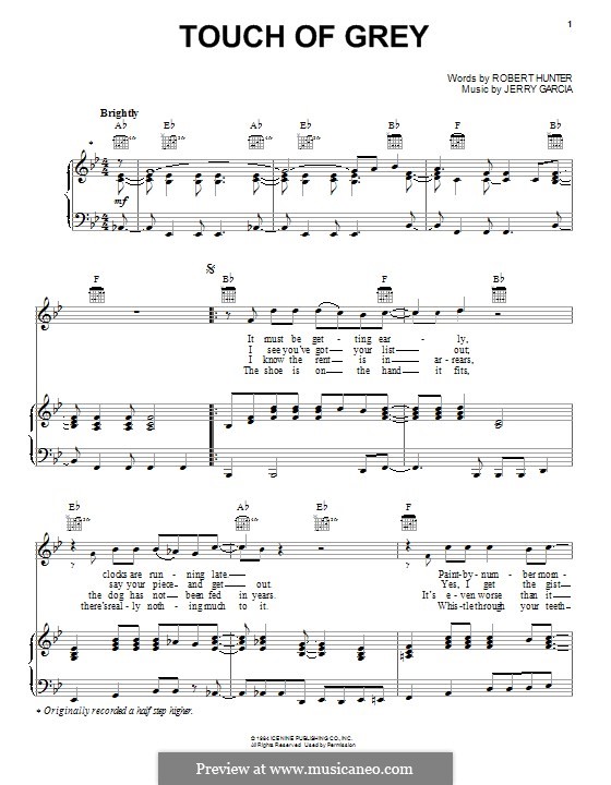 Touch of Grey (Grateful Dead) por J. Garcia, R. Hunter em músicaNeo