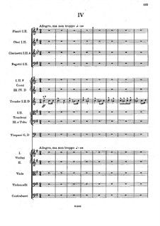 Movement IV: partitura completa by Antonín Dvořák