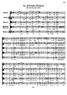 In Adventu Domini. Ecce Dominus veniet: In Adventu Domini. Ecce Dominus veniet by Tomás Luis de Victoria