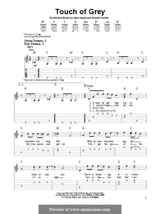 Touch of Grey (Grateful Dead) por J. Garcia, R. Hunter em músicaNeo