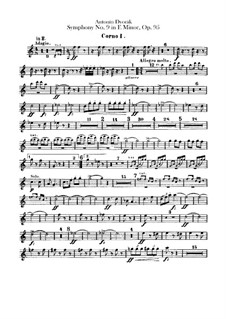 Complete Symphony: parte trompas by Antonín Dvořák
