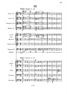 Movement III: partitura completa by Antonín Dvořák