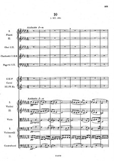 Legends for Orchestra, B.122 Op.59: No.10 in B Flat Minor by Antonín Dvořák