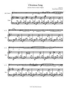 Christmas Song: For alto clarinet and piano by David W Solomons