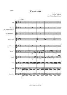 Zapateado, Op.23: para orquestra sinfonica by Pablo de Sarasate