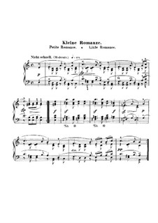 No.19 Kleine Romanze (Little Romance): Para Piano by Robert Schumann