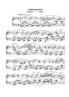 Album Leaves, Op.124: No.16 Schlummerlied (Lullaby) by Robert Schumann