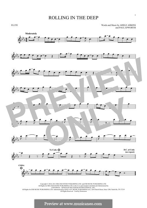 Instrumental version: para flauta by Adele, Paul Epworth