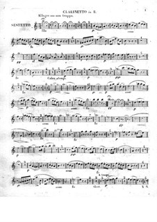 Quintet for Piano, Harp and Strings, Op.142: Clarinet Part by Ferdinand Ries
