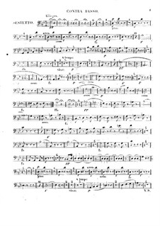 Quintet for Piano, Harp and Strings, Op.142: Double Bass Part by Ferdinand Ries