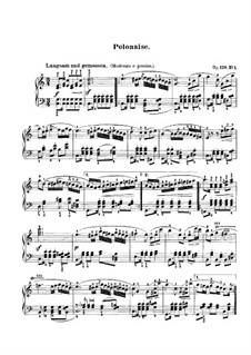 Children's Ball, Op.130: No.1 Polonaise, for piano by Robert Schumann
