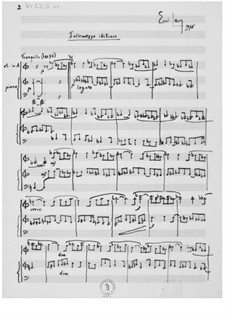 Intermezzo idilliaco for Clarinet and Piano: Intermezzo idilliaco for Clarinet and Piano by Ernst Levy