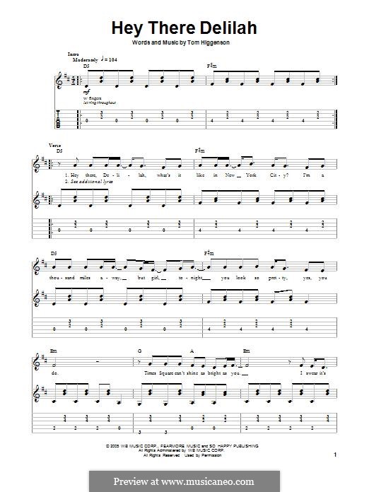 Hey There Delilah (Plain White T's) por T. Higgenson em músicaNeo