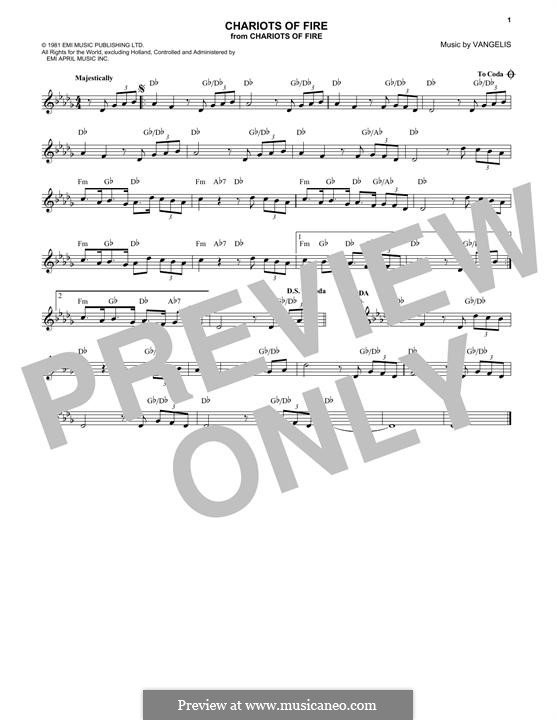 Chariots of Fire: melodia by Vangelis