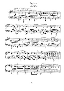 Eight Pieces, Op.76: No.5 Capriccio in C Sharp Minor by Johannes Brahms