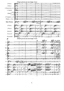 Concerto for Violin and Orchestra in D Major, Op.77: movimento III by Johannes Brahms