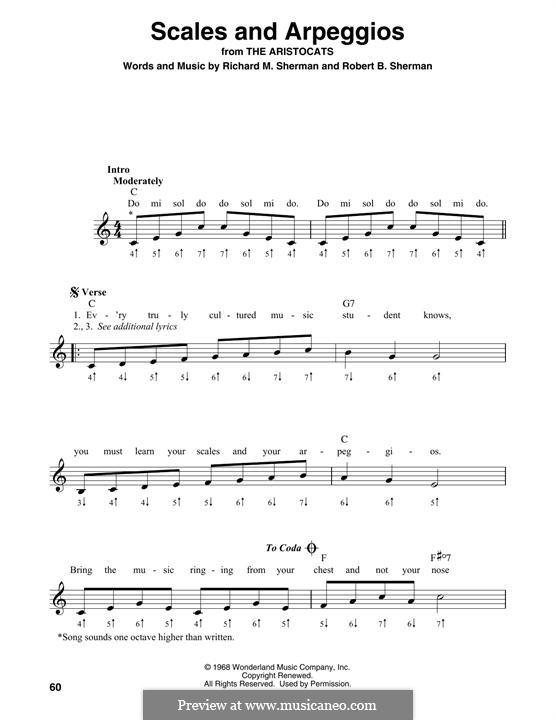 Scales and Arpeggios: For harmonica by Richard M. Sherman, Robert B. Sherman