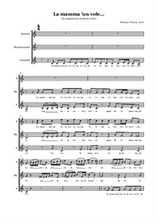 La mamma un' vole: para coro feminino by folklore, Floriano D'Auria