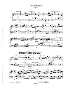 Three Sonatinas, Op.38: Sonatina No.1 by Muzio Clementi