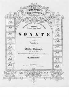 Three Sonatas, Op.50: Soneto No.3 by Muzio Clementi