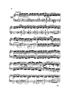 Tausig Edition: Etudes No.13-17 by Muzio Clementi