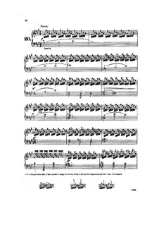 Tausig Edition: Etudes No.20-21 by Muzio Clementi