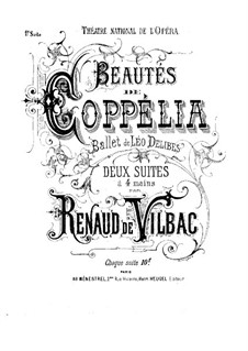 Coppélia, ou La fille aux yeux d’émail: Two Suites, for Piano Four Hands by Léo Delibes