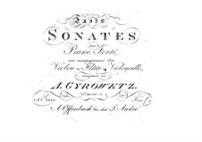 Three Sonatas for Piano Trio, Op.51: Três sonatas para trio de piano by Adalbert Gyrowetz