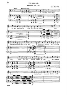 Susanna, HWV 66: Ye verdant hills, ye balmy vales by Georg Friedrich Händel