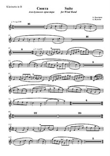 Suite No.1: parte clarinete by Alexander Bystrov