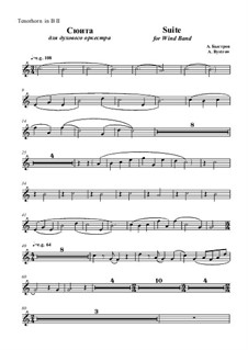 Suite No.1: Tenorhorn II part by Alexander Bystrov