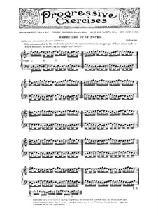 Exercises of Twelve Notes for Piano: Exercises of Twelve Notes for Piano by Leopold Godowsky