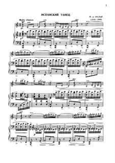 Danse espagnole: para violino by Manuel de Falla