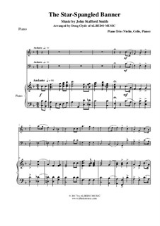 Instrumental version: para trio de pianos by John Stafford Smith
