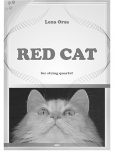 Red Cat: para quartetos de cordas by Lena Orsa