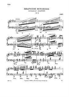 No.10 in E Major, S.244: Para Piano by Franz Liszt