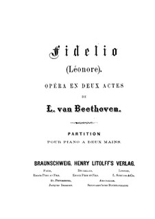 Complete Opera: Partitura piano by Ludwig van Beethoven