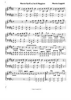 Marcias, Op.82: Marcia No.3 in Si Maggiore by Marzia Gaggioli