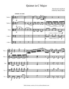 String Quintet in C Major: movimento I by Luigi Boccherini