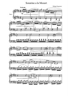 Sonatine a la Mozart, Op.30: Sonatine a la Mozart by Philipp Degtyarev-Cord