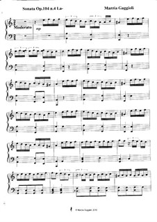 Sonatas, Op.104: Sonata No.4 in La Minore by Marzia Gaggioli