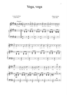 Voca, voca, tira' nterra: Para vocais e piano by Pietro Labriola
