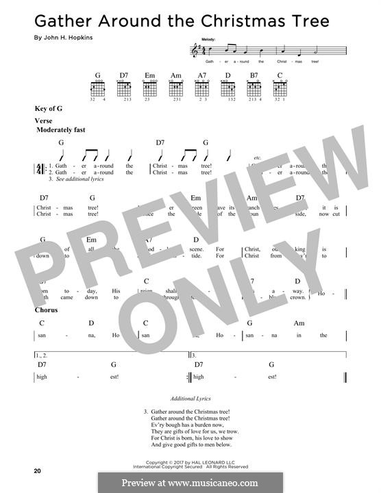 Gather Around the Christmas Tree: Para Guitarra by John H. Hopkins Jr.