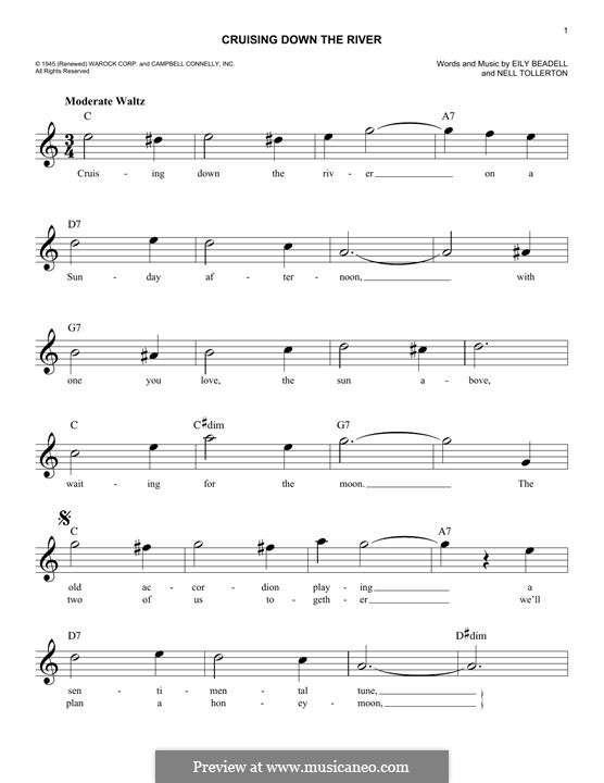 Cruising Down the River por E. Beadell, N. Tollerton em músicaNeo