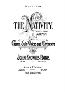 The Nativity, Op.38: The Nativity by John Knowles Paine