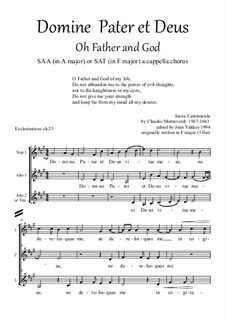 Domine Pater: Domine Pater by Claudio Monteverdi
