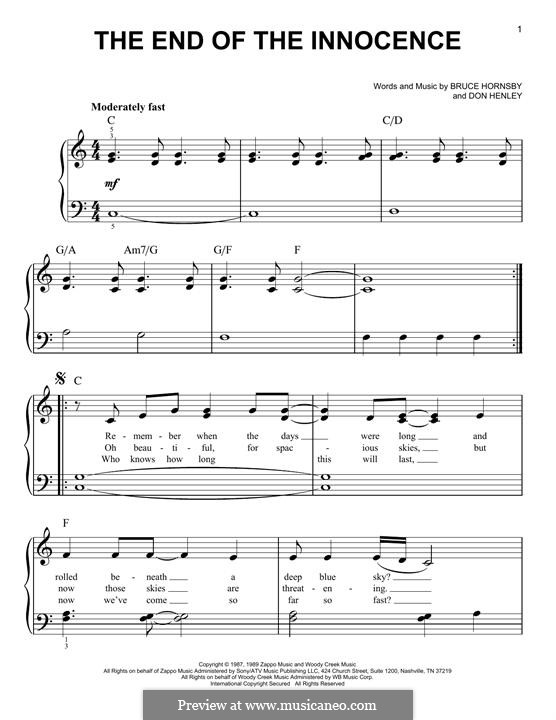 The End of the Innocence por Bruce Hornsby, D. Henley em músicaNeo
