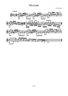 Мелодия, Op.1 No.4: Мелодия by Vitali Shilo
