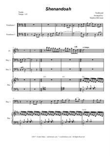 Shenandoah: Trombone duet by folklore